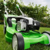 Petrol Lawn Mower with Grass Trimmer