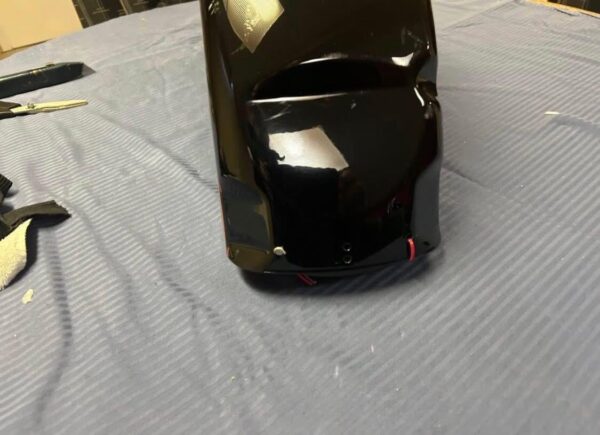 Harley-Davidson Touring Rear Fender Assembly – Black with LED Tail Light & Turn Signals