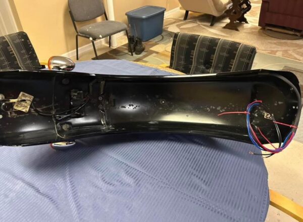 Harley-Davidson Touring Rear Fender Assembly – Black with LED Tail Light & Turn Signals