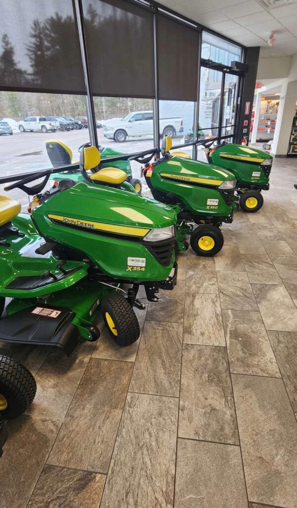 John Deere X-Series Riding Mowers Showroom Lineup